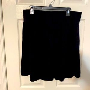 Lane Bryant knee length black skirt